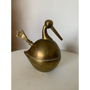Jeweler’s Torch Bird Rare Brass Antique made in India Early 20th century.